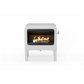  Печь Dovre Rock 500 TB E12 (белая эмаль)