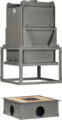 Каминная топка Totem 4 Faces Suspendu 700