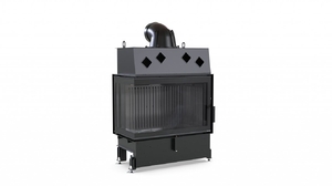 Камінна топка XF- Corner L 800 graphite