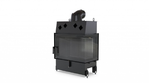 Камінна топка XF- Corner R 800 graphite