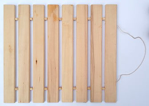 Сидение деревянное, наборное липа