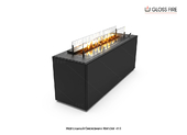 Напольный биокамин Render-m1