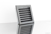 Решетка вентиляционная для камина KRVZ 220x220-ML без регуляции