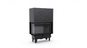 Каминная топка XF Slim Corner L/R 800 GD graphite